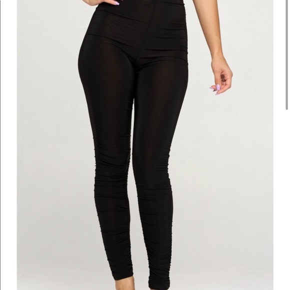 legging skinny high waist bundle ruched - Picture 6 of 8